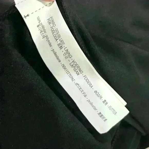 Zara Sleeveless Sweetheart Neck Lined Lace Bodycon Mini Dress Black Size S - Picture 7 of 8